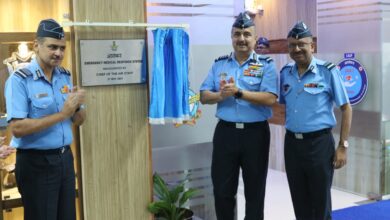 -वायुसेना प्रमुख ने बेंगलुरु में किया आपातकालीन चिकित्सा प्रतिक्रिया प्रणाली का उद्घाटन