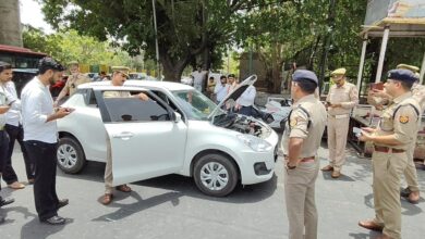 Noida में Traffic Police ने चलाया विशेष अभियान, 270 गाड़ियों से हूटर हटवाया गया | Top Story News