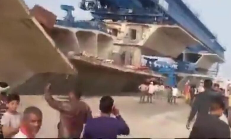 बिहार में बड़ा पुल हादसा, घटनास्थल पर मजदूर की मौत