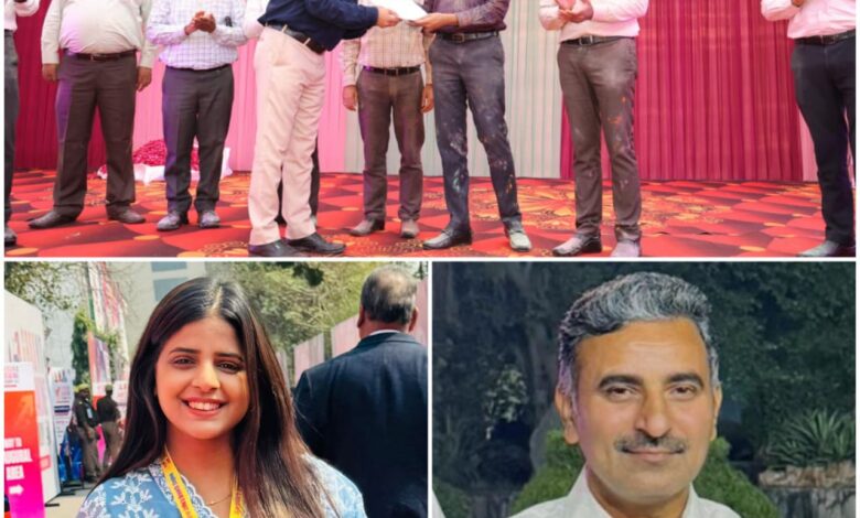 वर्क सर्किल 7 में तैनात वरिष्ठ प्रबंधक सतेंद्र गिरी, प्रबंधक अनिल सिंह और मनीषा सिंह को विशेष संवेदनशीलअतिक्रमण विरोधी अभियान चलाने के लिए प्रस्तित पत्र से सम्मानित किया गया है।