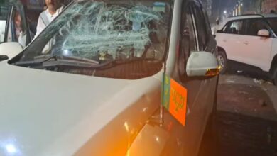 UP: मुजफ्फरनगर में BJP नेता संजीव बालियान के काफिले पर हमला, गाड़ियों पर पथराव