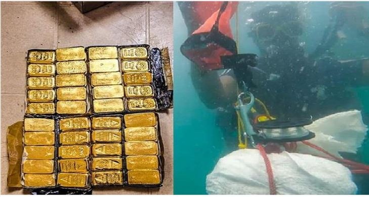 भारतीय तटरक्षक (आईसीजी) ने तस्कर विरोधी संयुक्त अभियान के तहत 4.9 किलोग्राम विदेशी सोना जब्त किया है