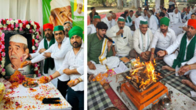 जनपद गौतमबुद्व नगर में बुधवार को भारतीय किसान यूनियन के संस्थापक एवं किसान मसीहा बाबा महेंद्र सिंह टिकैत की 13वीं पुण्यतिथि पर जिले के किसानों द्वारा नोएडा एवं ग्रेटर नोएडा में विभिन्न कार्यक्रमों का आयोजन किया गया