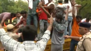 VHP-Bajrang Dal Protest