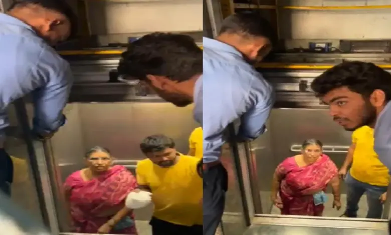 ग्रेटर नोएडा वेस्ट स्थित पंचशील हाइनिस सोसाइटी की लिफ्ट में मंगलवार को दो लोग करीब 20 मिनट तक लिफ्ट फंसे रहे।
