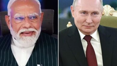 pm modi talk with vladimir putin