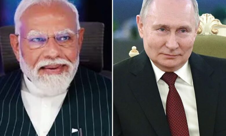 pm modi talk with vladimir putin