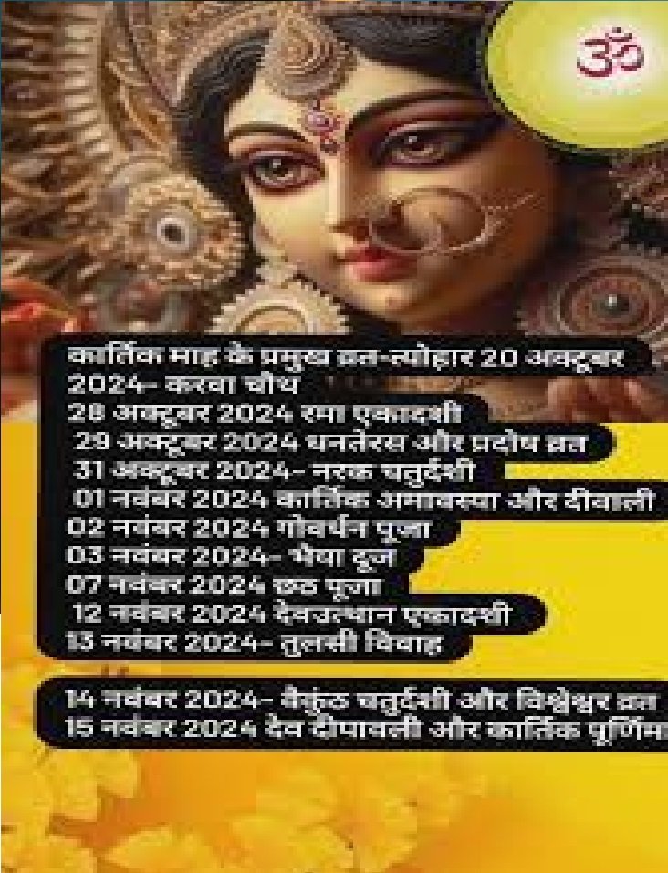 Kartik Month 2024