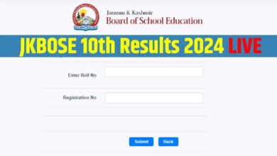 JKBOSE 10th Result 2024