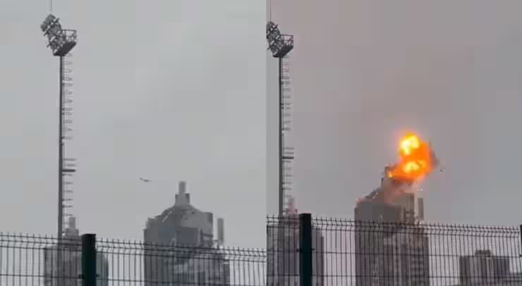 Russia Kazan Drone Attack