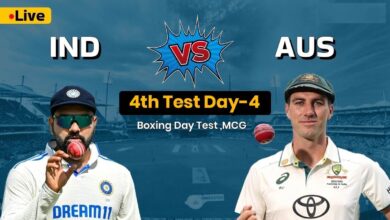 India vs Australia 4th Test Day 4