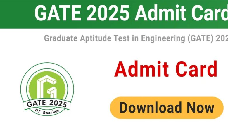 Gate Admit Card 2025