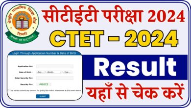 CTET Result 2024