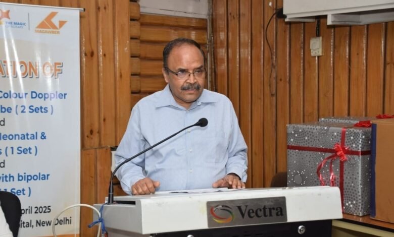 नई दिल्ली: सफदरजंग अस्पताल को सीएसआर से मिले चिकित्सा उपकरण