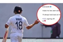 Virat Kohli Test Retirement