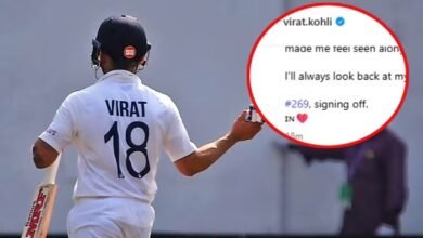 Virat Kohli Test Retirement