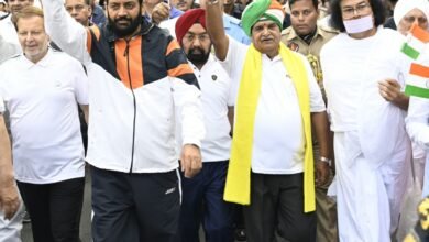 हरियाणा, चंडीगढ़: मुख्यमंत्री ने नशे के खिलाफ चंडीगढ़ में निकाले गए पैदल मार्च में की शिरकत