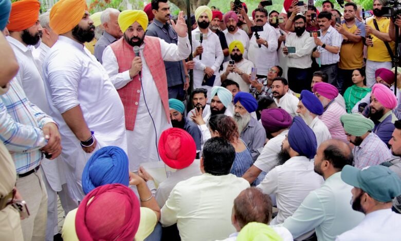 पंजाब, नंगल (रूपनगर): बी.बी.एम.बी. द्वारा पानी की चोरी करने के मसले पर केंद्र सरकार पर बरसे मुख्यमंत्री भगवंत मान