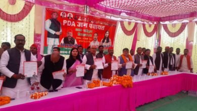 उत्तर प्रदेश, नोएडा: पीडीए जन पंचायत का आयोजन