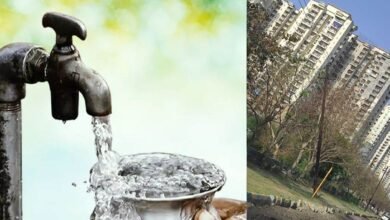 उत्तर प्रदेश, नोएडा: जलापूर्ति को लेकर सेक्टर 11 के निवासियों ने घेरा जल विभाग का कार्यालय