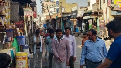 उत्तर प्रदेश, नोएडा: दनकौर में अतिक्रमण पर कार्रवाई