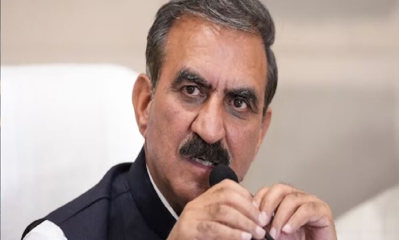 मुख्यमंत्री सुखविंद्र सिंह सुक्खू