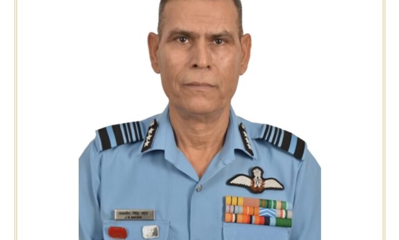 नई दिल्ली: एयर मार्शल जसवीर सिंह मान बने पश्चिमी वायु कमान के एएसओ
