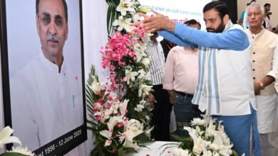 हरियाणा, चंडीगढ़: मुख्यमंत्री नायब सिंह सैनी ने गुजरात के पूर्व मुख्यमंत्री विजय रूपाणी के निधन पर व्यक्त की शोक संवेदना