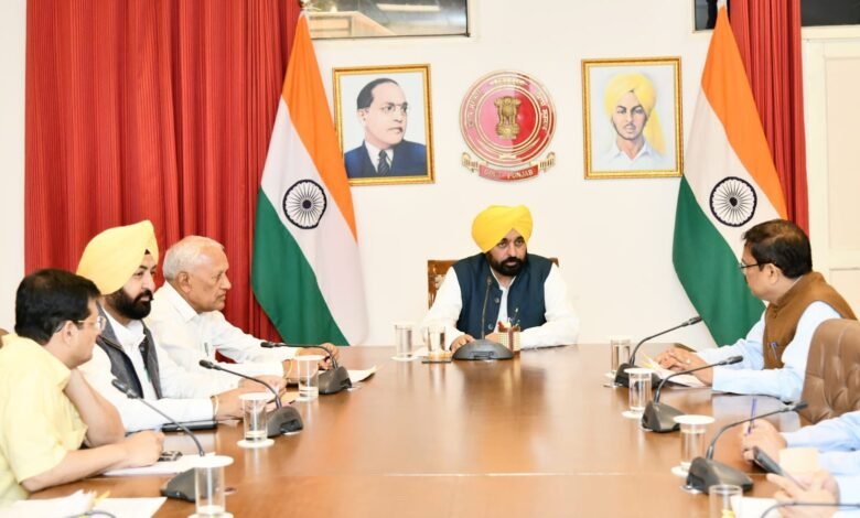 पंजाब, चंडीगढ़: मुख्य मंत्री ने बाढ़ सुरक्षा कार्यों के लिए पुख्ता योजना की सिफारिश की