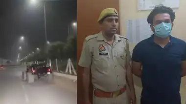 उत्तर प्रदेश, नोएडा: थार से बनाई स्टंटबाजी की रील, 64500 का चालान और चालक गिरफ्तार