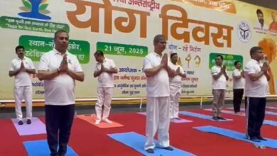 उत्तर प्रदेश, नोएडा: नोएडा में 200 स्थानों पर किया गया योग