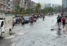उत्तर प्रदेश, नोएडा: बारिश से मौसम सुहाना, जलभराव व जाम ने रुलाया