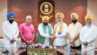 पंजाब, चंडीगढ़: मुख्यमंत्री भगवंत मान और मनीष सिसोदिया ने संधू का पार्टी में किया स्वागत