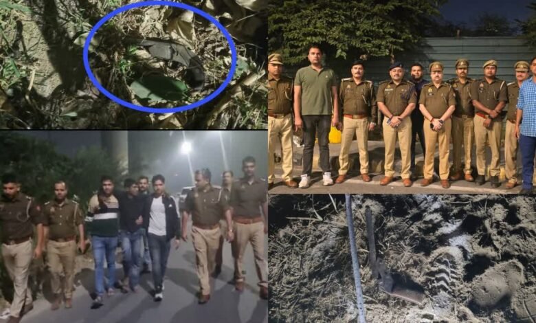 उत्तर प्रदेश, नोएडा: पुलिस की गोली से घायल हुआ बदमाश