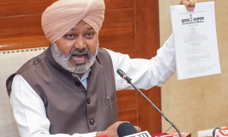 पंजाब भाजपा को केंद्र से 60,000 करोड़ रुपए के बकाया फंड और जीएसटी मुआवज़े के लिए दबाव डालने की दी चुनौती