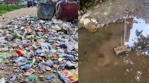 उत्तर प्रदेश, नोएडा: तेज बारिश के बाद सेक्टरों में सीवर ओवरफ्लो की समस्या बढ़ी