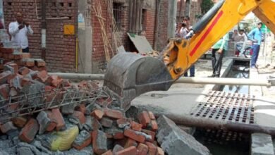 उत्तर प्रदेश, नोएडा: नोएडा प्राधिकरण ने अवैध निर्माण किया ध्वस्त