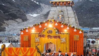 उत्तर प्रदेश, नोएडा: केदारनाथ मंदिर के तर्ज पर बन रहे पंडाल में विराजमान होगी मां दुर्गा