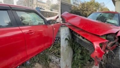 Krishna Nagar accident, Delhi speeding crash, bullet bike hit