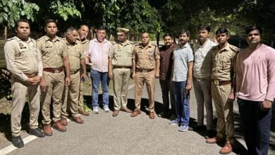 उत्तर प्रदेश, नोएडा: 15 हजार का इनामी बदमाश पुलिस मुठभेड़ में घायल