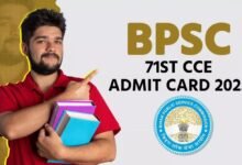 BPSC 71st Admit Card