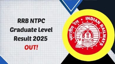 RRB NTPC Graduate Result 2025