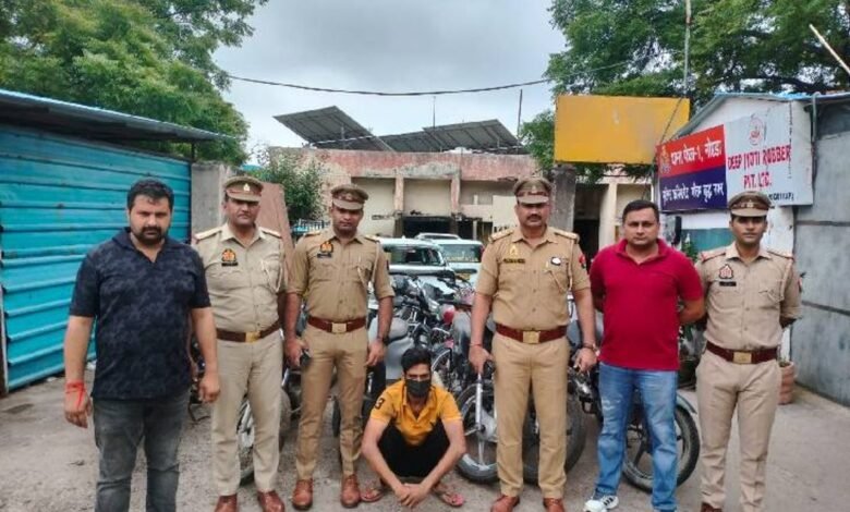 उत्तर प्रदेश, नोएडा: दो लोगों ने नोएडा एनसीआर में चोरी किए 100 वाहन