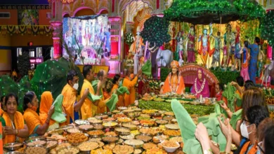 उत्तर प्रदेश, नोएडा: पूजा-परिक्रमा कर गोवर्धन महाराज के जयकारे गूंजे