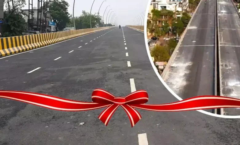 उत्तर प्रदेश, नोएडा: नोएडा की भंगेल एलिवेटेड रोड बनकर तैयार, उद्घाटन का इंतजार कर रहे निवासी