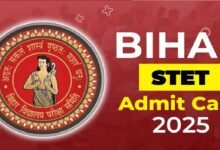 Bihar STET Admit Card