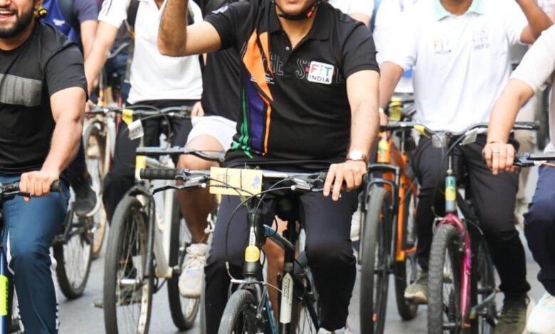 नई दिल्ली: साइकिल से मिले संतुलन का सार, यही है फिटनेस का उपहार