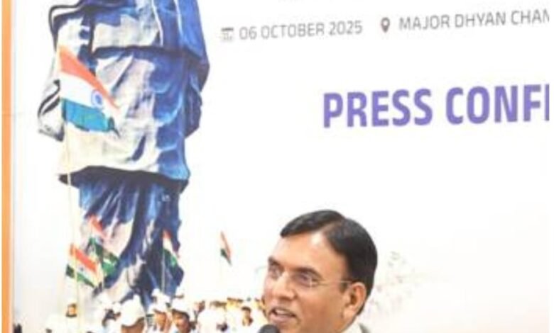 नई दिल्ली: युवाओं द्वारा युवाओं के लिए होगा 'सरदार@150 एकता मार्च' : मांडविया 