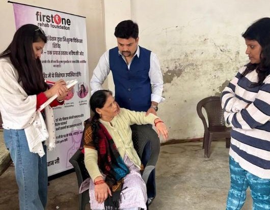 Noida health camp, Firstone Rehab Foundation