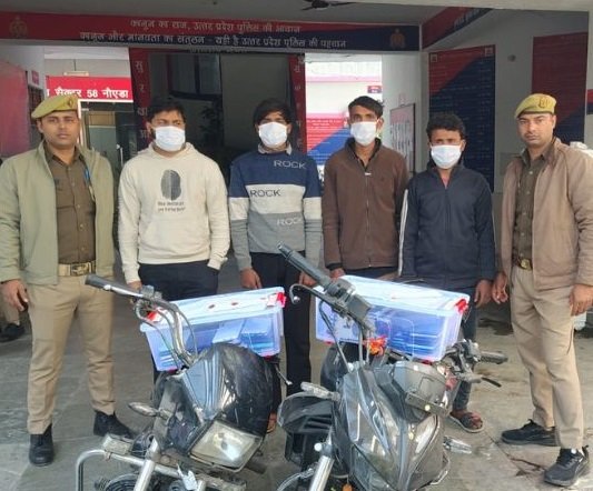 Noida crime news, snatching gang bust, theft gang arrested